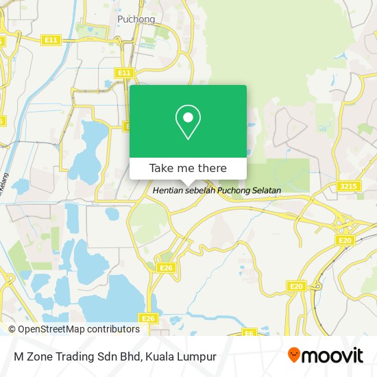 M Zone Trading Sdn Bhd map