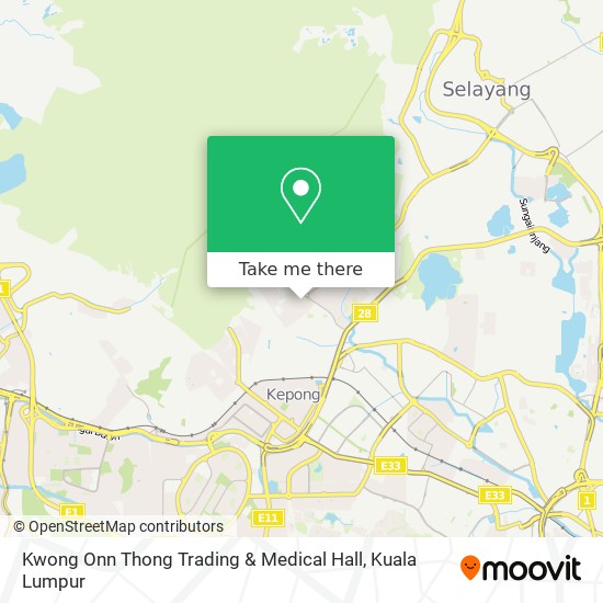 Kwong Onn Thong Trading & Medical Hall map
