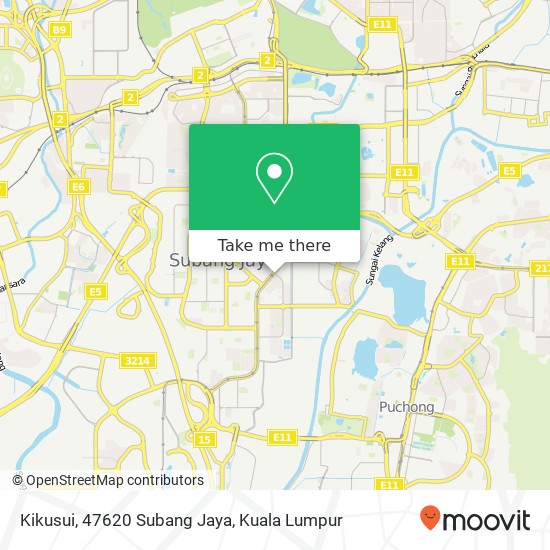 Kikusui, 47620 Subang Jaya map