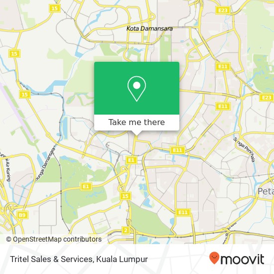 Tritel Sales & Services map
