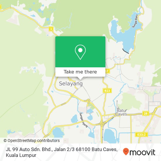 JL 99 Auto Sdn. Bhd., Jalan 2 / 3 68100 Batu Caves map