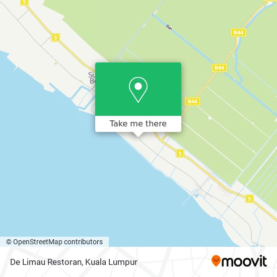 De Limau Restoran map