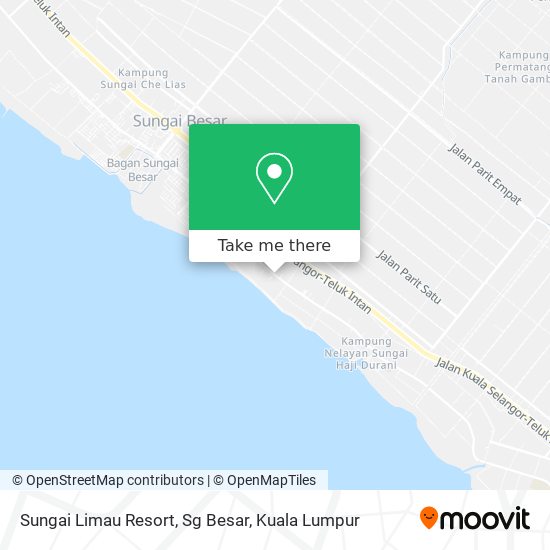 Sungai Limau Resort, Sg Besar map