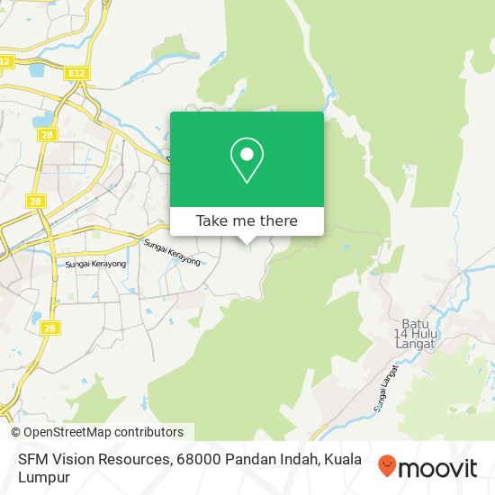 SFM Vision Resources, 68000 Pandan Indah map