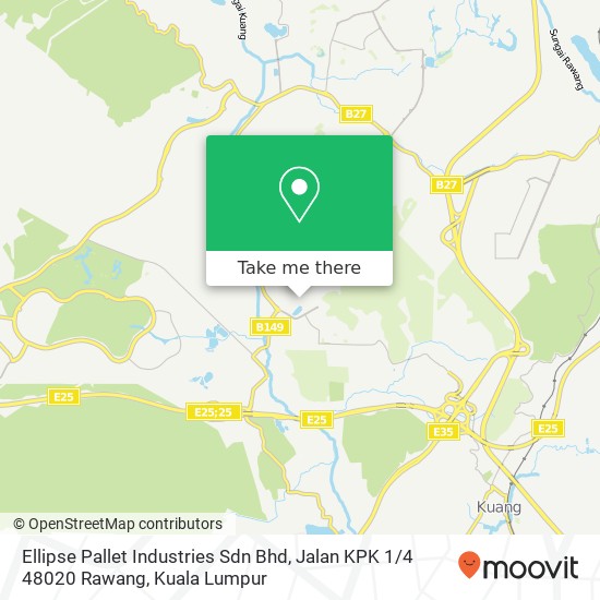 Ellipse Pallet Industries Sdn Bhd, Jalan KPK 1 / 4 48020 Rawang map