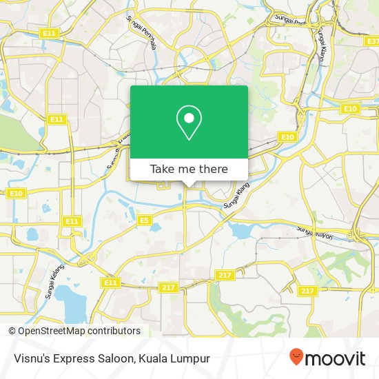 Visnu's Express Saloon map