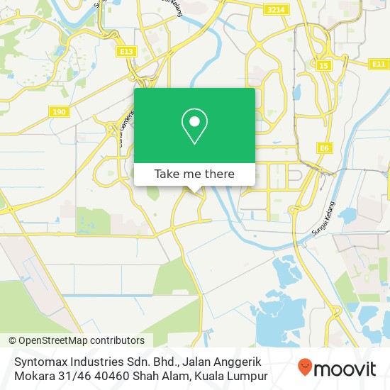Syntomax Industries Sdn. Bhd., Jalan Anggerik Mokara 31 / 46 40460 Shah Alam map
