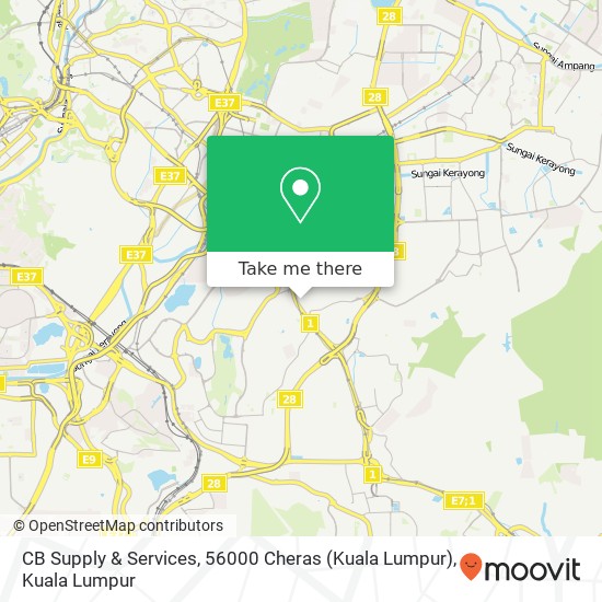 CB Supply & Services, 56000 Cheras (Kuala Lumpur) map