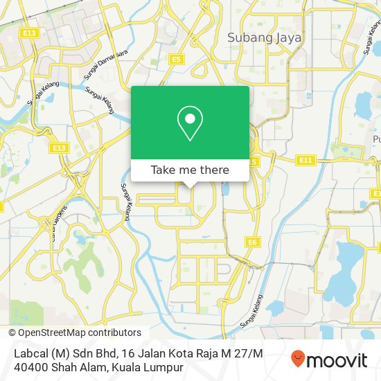Labcal (M) Sdn Bhd, 16 Jalan Kota Raja M 27 / M 40400 Shah Alam map