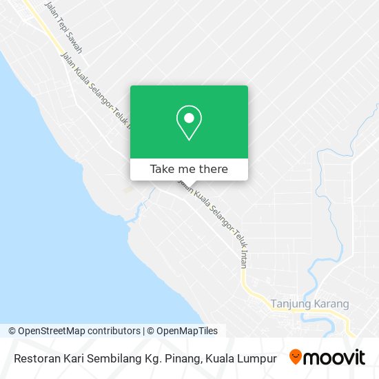 Peta Restoran Kari Sembilang Kg. Pinang