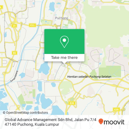 Peta Global Advance Management Sdn Bhd, Jalan Pu 7 / 4 47140 Puchong