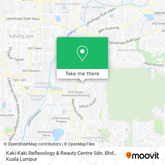 Kaki-Kaki Reflexology & Beauty Centre Sdn. Bhd. map