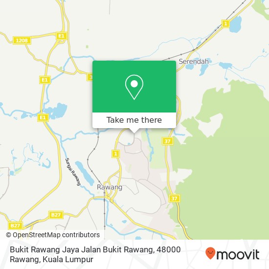 Peta Bukit Rawang Jaya Jalan Bukit Rawang, 48000 Rawang