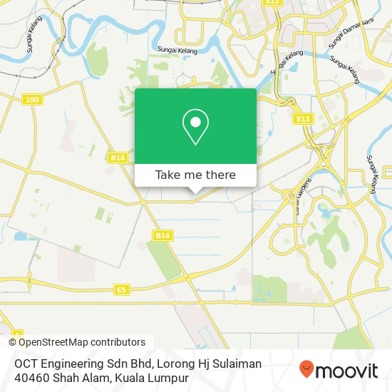 OCT Engineering Sdn Bhd, Lorong Hj Sulaiman 40460 Shah Alam map