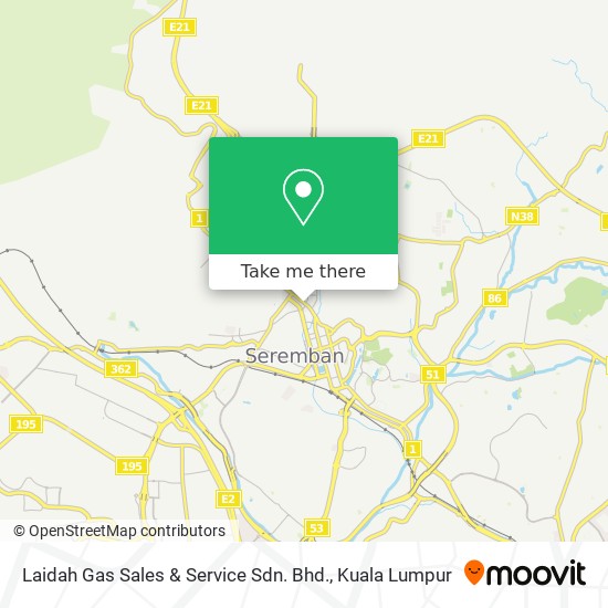 Laidah Gas Sales & Service Sdn. Bhd. map