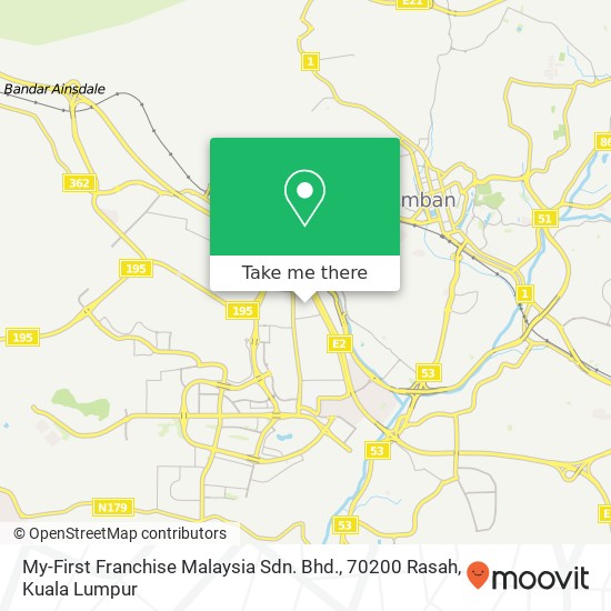 My-First Franchise Malaysia Sdn. Bhd., 70200 Rasah map