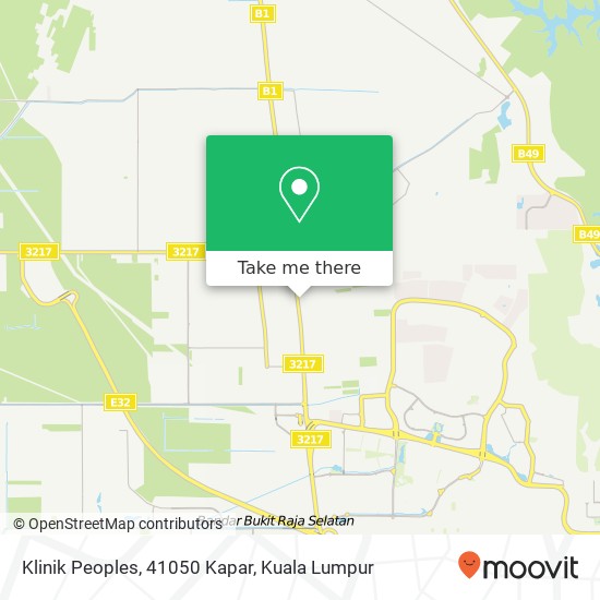 Klinik Peoples, 41050 Kapar map