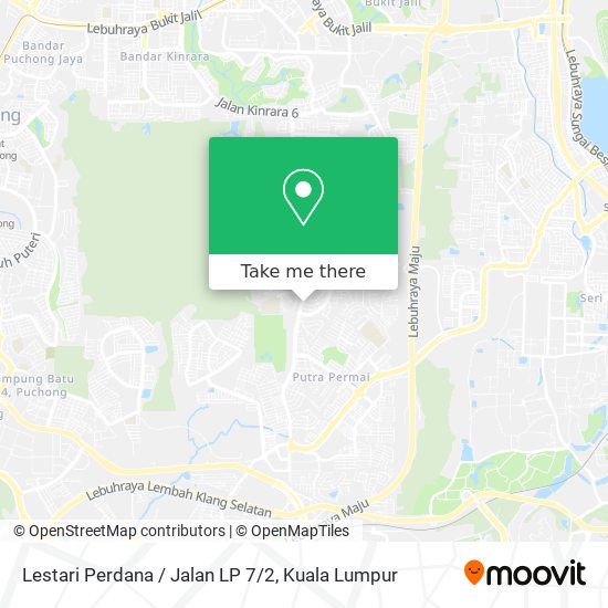 Peta Lestari Perdana / Jalan LP 7/2