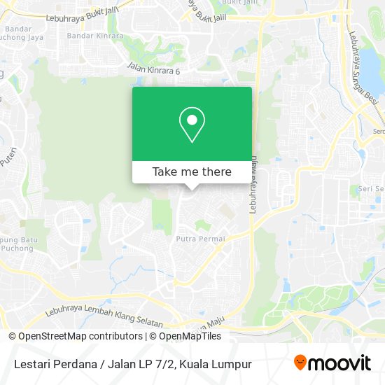 Lestari Perdana / Jalan LP 7/2 map