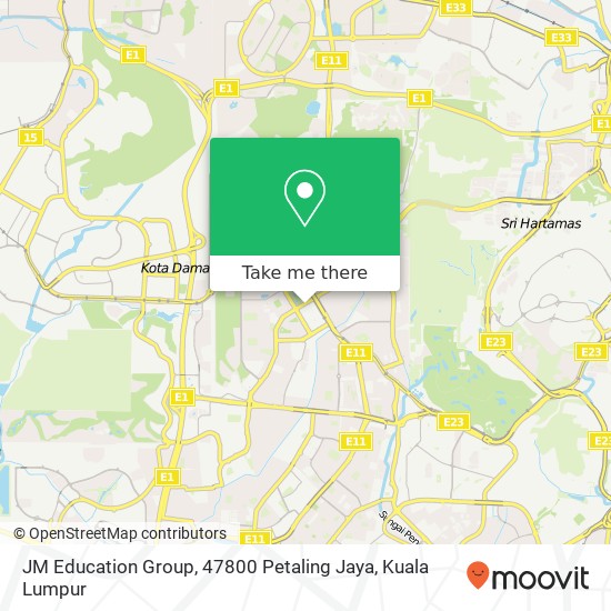 JM Education Group, 47800 Petaling Jaya map