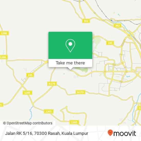 Jalan RK 5/16, 70300 Rasah map