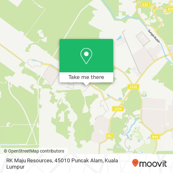 Peta RK Maju Resources, 45010 Puncak Alam