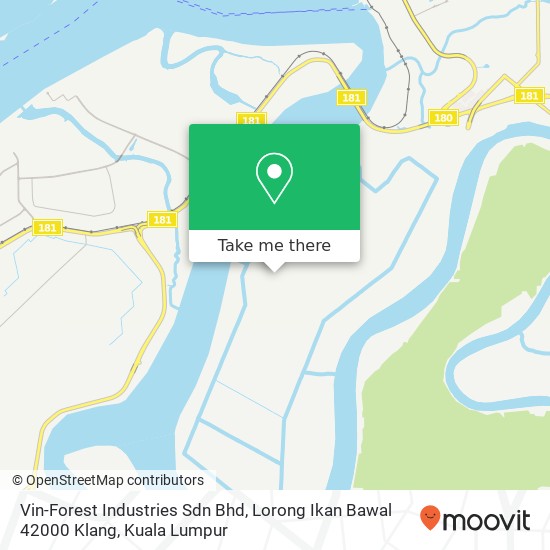Vin-Forest Industries Sdn Bhd, Lorong Ikan Bawal 42000 Klang map