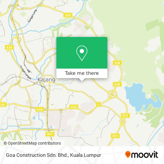 Goa Construction Sdn. Bhd. map