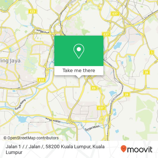 Jalan 1 / / Jalan /, 58200 Kuala Lumpur map