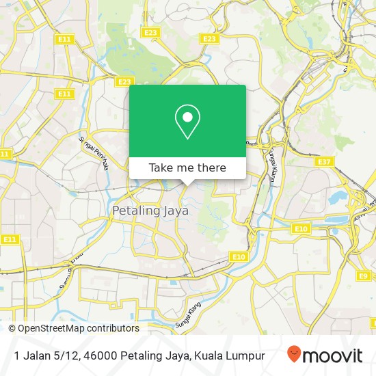 Peta 1 Jalan 5 / 12, 46000 Petaling Jaya