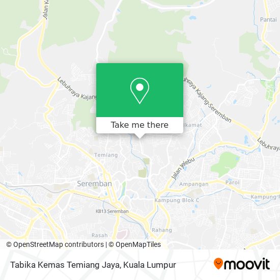 Peta Tabika Kemas Temiang Jaya