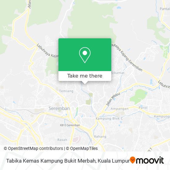 Tabika Kemas Kampung Bukit Merbah map