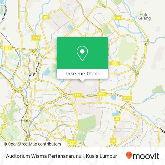 Audtorium Wisma Pertahanan, null map