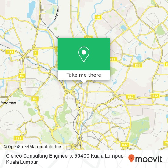 Cienco Consulting Engineers, 50400 Kuala Lumpur map