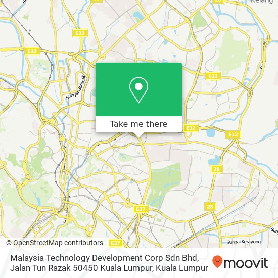 Peta Malaysia Technology Development Corp Sdn Bhd, Jalan Tun Razak 50450 Kuala Lumpur