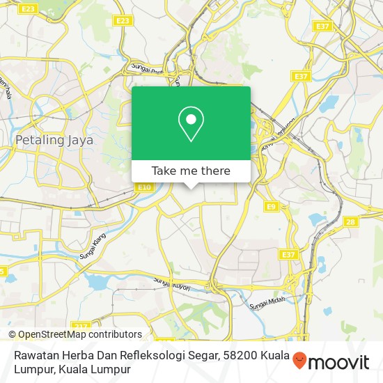 Rawatan Herba Dan Refleksologi Segar, 58200 Kuala Lumpur map