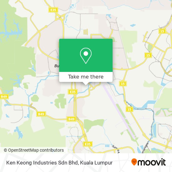 Ken Keong Industries Sdn Bhd map