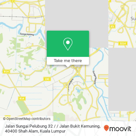 Jalan Sungai Pelubung 32 / / Jalan Bukit Kemuning, 40400 Shah Alam map