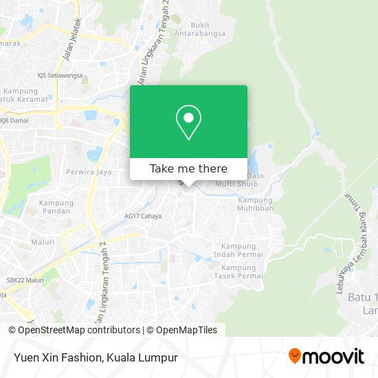 Yuen Xin Fashion map