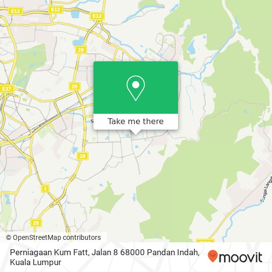 Perniagaan Kum Fatt, Jalan 8 68000 Pandan Indah map