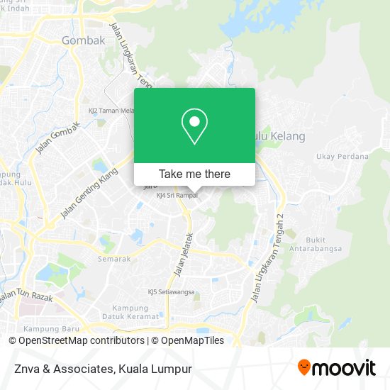 Znva & Associates map