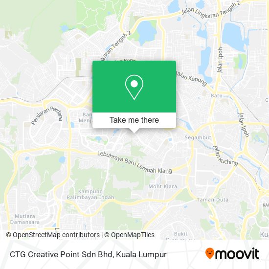 CTG Creative Point Sdn Bhd map