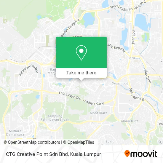 CTG Creative Point Sdn Bhd map