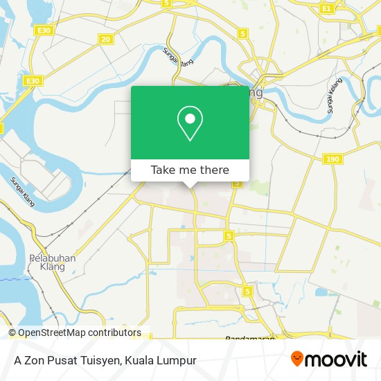 A Zon Pusat Tuisyen map