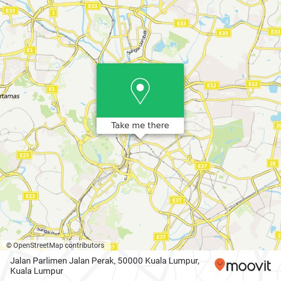 Jalan Parlimen Jalan Perak, 50000 Kuala Lumpur map