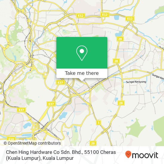 Chen Hing Hardware Co Sdn. Bhd., 55100 Cheras (Kuala Lumpur) map