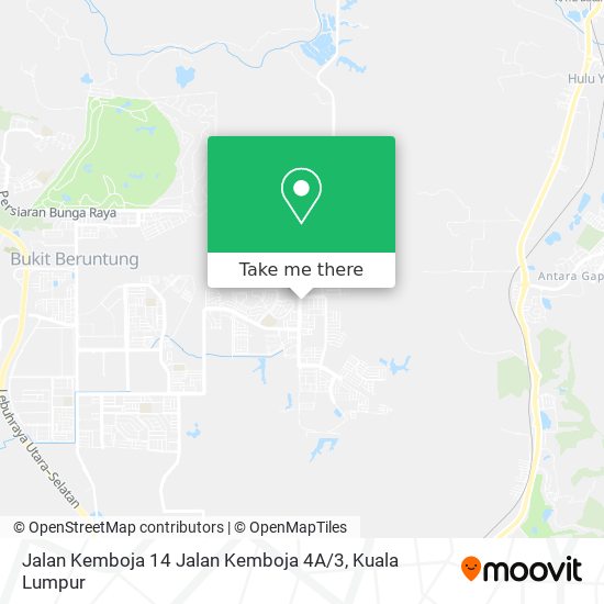 Peta Jalan Kemboja 14 Jalan Kemboja 4A / 3