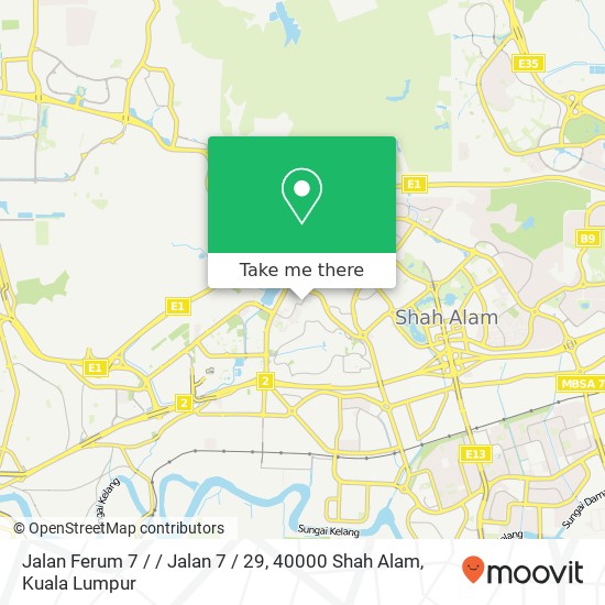 Jalan Ferum 7 / / Jalan 7 / 29, 40000 Shah Alam map