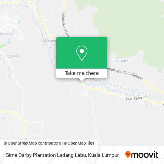 Sime Darby Plantation Ladang Labu map