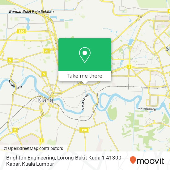 Brighton Engineering, Lorong Bukit Kuda 1 41300 Kapar map